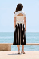 Load image into Gallery viewer, Sita Murt - Radial Striped Skirt - Unic 164003-1000

