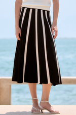 Load image into Gallery viewer, Sita Murt - Radial Striped Skirt - Unic
