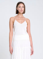 Load image into Gallery viewer, Sita Murt - Knit Strap Top - Ecru 164204-1003
