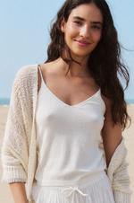 Load image into Gallery viewer, Sita Murt - Knit Strap Top - Ecru
