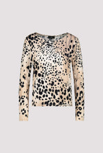 Load image into Gallery viewer, Monari - Cashmere T-Shirt - Leo Allover
