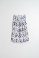 Load image into Gallery viewer, Indi And Cold - Watercolour Midi Skirt - Blue 152
