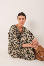 Load image into Gallery viewer, Indi And Cold - Viscose Midi Dress - Beige 170
