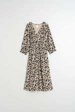 Load image into Gallery viewer, Indi And Cold - Viscose Midi Dress - Beige 170
