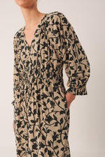 Load image into Gallery viewer, Indi And Cold - Viscose Midi Dress - Beige 170
