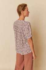 Load image into Gallery viewer, Indi And Cold - Watercolour Flower Shirt - Violeta 200
