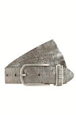 Load image into Gallery viewer, B.Belt - Silver Anthracite Cuno Belt - Silver Metallic

