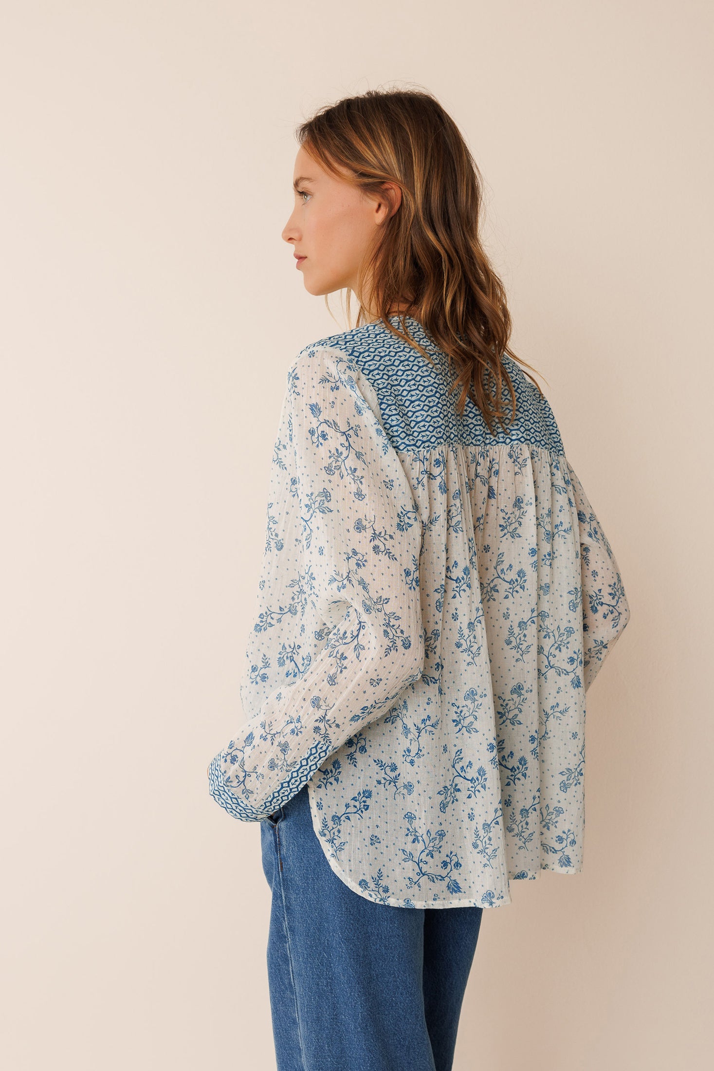 Indi And Cold - Vera Patch Shirt - Crudo 170