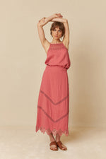 Load image into Gallery viewer, Indi And Cold -  Double Gauze Skirt - Sandia 208
