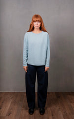 Load image into Gallery viewer, Bridge And Lord - Dolman Rib Pullover - Aquamarine
