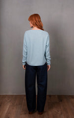 Load image into Gallery viewer, Bridge And Lord - Dolman Rib Pullover - Aquamarine
