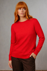 Load image into Gallery viewer, Bridge and Lord Chloe Crew Neck Pullover Cayenne
