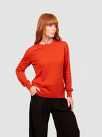 Load image into Gallery viewer, Bridge And Lord - Chloe Crew Neck Pullover - Cayenne
