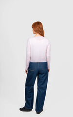Load image into Gallery viewer, Bridge And Lord - Marnie Cropped Cardi - Pale Pink
