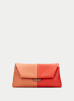 Load image into Gallery viewer, Hispanitas - Two-tone Shoulder Bag - Coral/Scarlet
