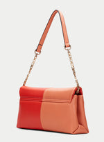 Load image into Gallery viewer, Hispanitas - Two-tone Shoulder Bag - Coral/Scarlet
