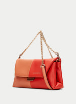 Load image into Gallery viewer, Hispanitas - Two-tone Shoulder Bag - Coral/Scarlet
