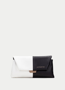 Hispanitas - Two-tone Shoulder Bag - White/Black