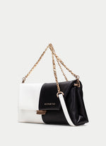 Load image into Gallery viewer, Hispanitas - Two-tone Shoulder Bag - White/Black
