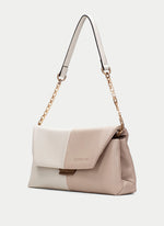 Load image into Gallery viewer, Hispanitas - Two-tone Shoulder Bag - Latte/Taupe
