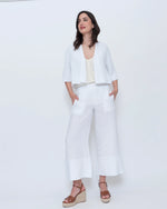 Load image into Gallery viewer, Blueberry - Knit Cardi - White
