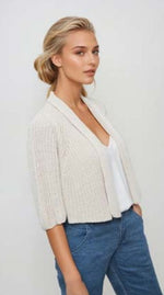 Load image into Gallery viewer, Blueberry - Knit Cardi - Beige
