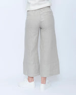 Load image into Gallery viewer, Blueberry - Linen Pant Palazzo - Beige
