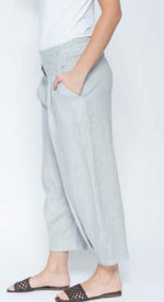 Load image into Gallery viewer, Blueberry - Linen Pant - Silver
