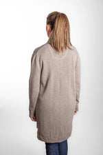 Load image into Gallery viewer, Bow And Arrow - Long Ribbed Cardigan - Brown
