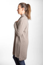 Load image into Gallery viewer, Bow And Arrow - Long Ribbed Cardigan - Brown
