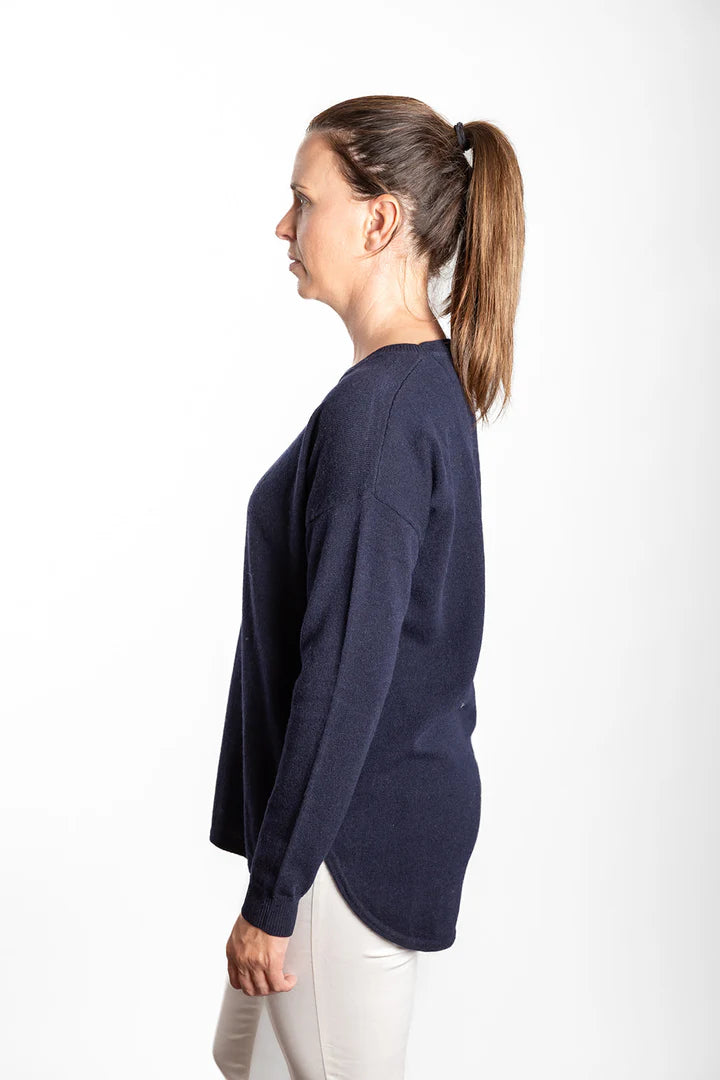 Bow And Arrow - 90/10 Plain Navy Swing