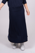 Load image into Gallery viewer, Bridge And Lord - Skirt With Flared Hem - Navy
