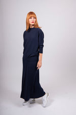 Load image into Gallery viewer, Bridge And Lord - Skirt With Flared Hem - Navy
