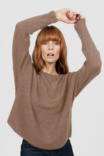 Load image into Gallery viewer, Bridge And Lord - Dolman Rib Pullover - Cobblestone
