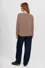 Load image into Gallery viewer, Bridge And Lord - Dolman Rib Pullover - Cobblestone
