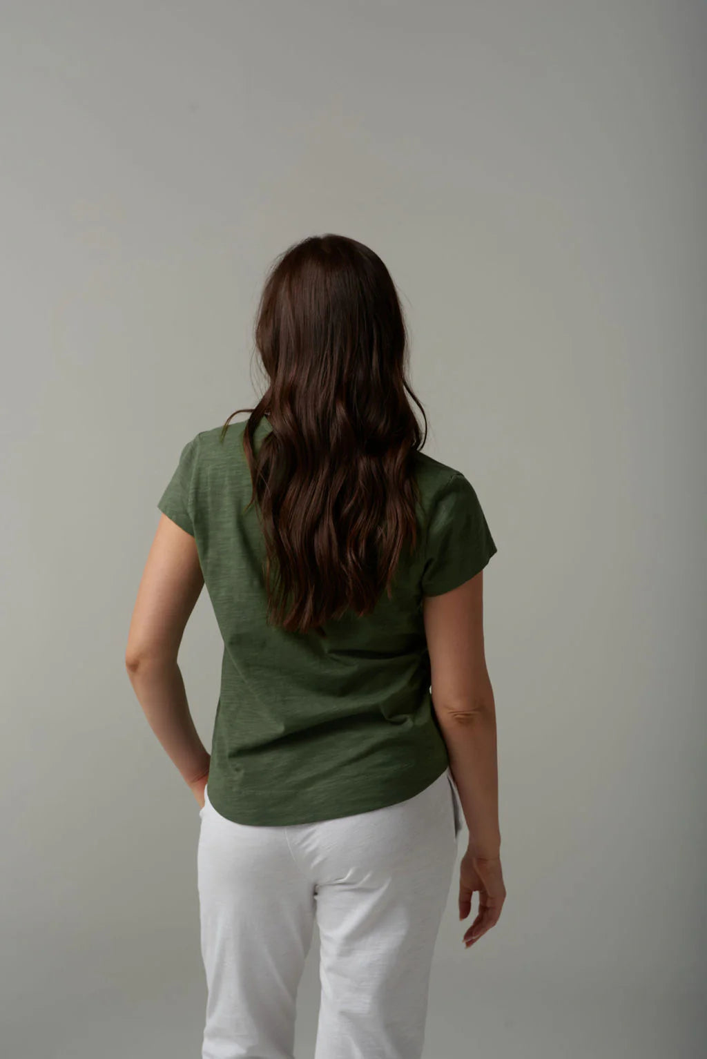 Cloth Paper Scissors - Henley Tee - Fairway Green