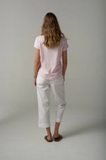 Load image into Gallery viewer, Cloth Paper Scissors - Henley Tee - Pink Touch
