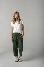 Load image into Gallery viewer, Cloth Paper Scissors - Henley Tee - White
