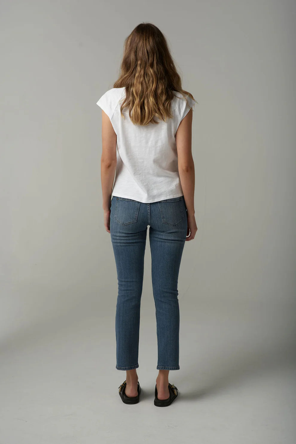 Cloth Paper Scissors - Rodeo Printed Tee - White