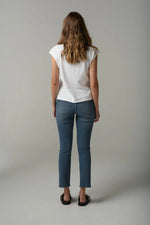 Load image into Gallery viewer, Cloth Paper Scissors - Rodeo Printed Tee - White
