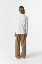 Load image into Gallery viewer, Cloth Paper Scissors - The Collared Henley - White
