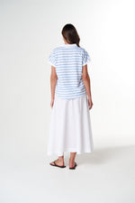 Load image into Gallery viewer, Cloth Paper Scissors - Daydream Polo - White/Blue
