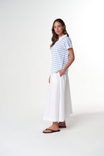 Load image into Gallery viewer, Cloth Paper Scissors - Daydream Polo - White/Blue
