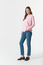 Load image into Gallery viewer, Cloth Paper Scissors - Raglan Tee On Repeat - Pink A Boo
