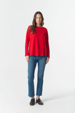 Load image into Gallery viewer, Cloth Paper Scissors - Raglan Tee On Repeat - Salsa
