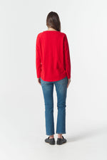 Load image into Gallery viewer, Cloth Paper Scissors - Raglan Tee On Repeat - Salsa
