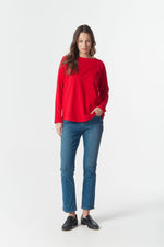 Load image into Gallery viewer, Cloth Paper Scissors - Raglan Tee On Repeat - Salsa
