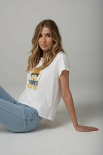 Load image into Gallery viewer, Cloth Paper Scissors - Summer Play Printed Tee - Navy
