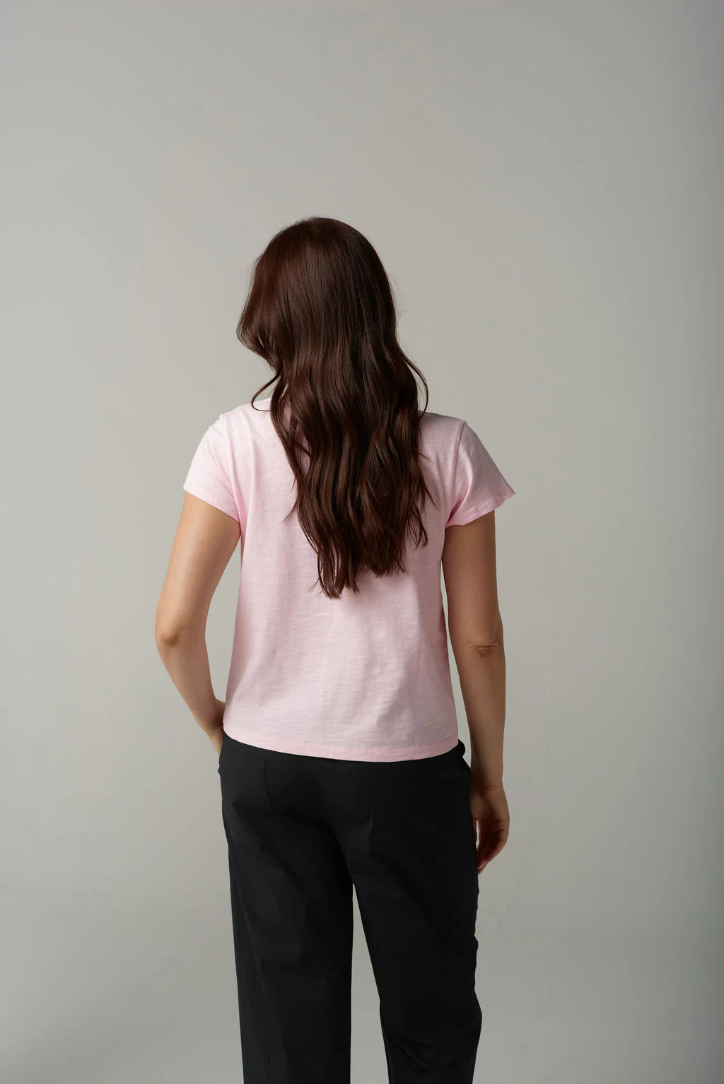 Cloth Paper Scissors - Basic Tee - Pink Touch