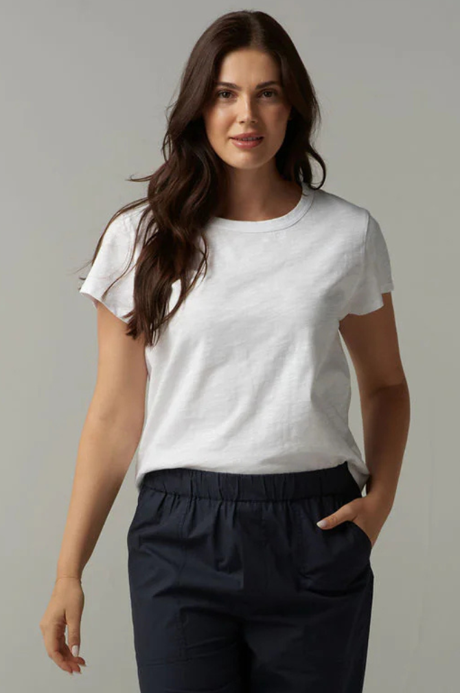 Cloth Paper Scissors - Basic Tee - White